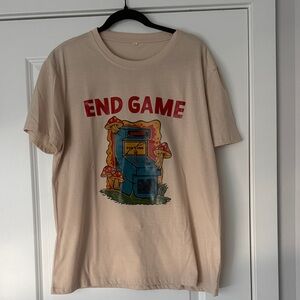 Cream 'End Game' Graphic T-Shirt